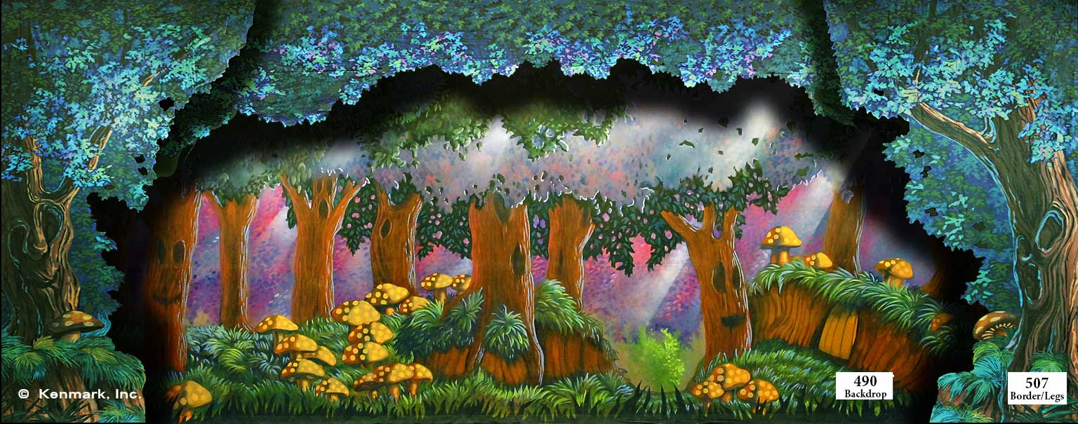 ED490 Enchanted Forest with 507 Border