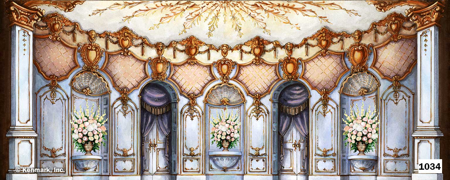 Versailles Ballroom with Flowers