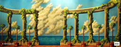 Mediterranean Seaside Cafe