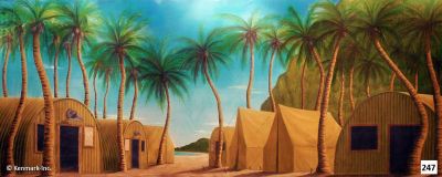 Quonset Hut and Tent Barracks