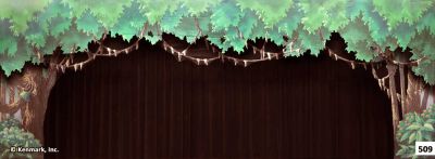 Tropical Island Border Legs