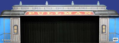 Railroad Coach Border Legs