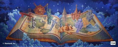 Around the World  19.4 x 48.1