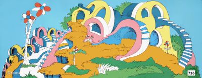 Whoville Backdrop