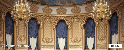 Cream and Blue Ballroom