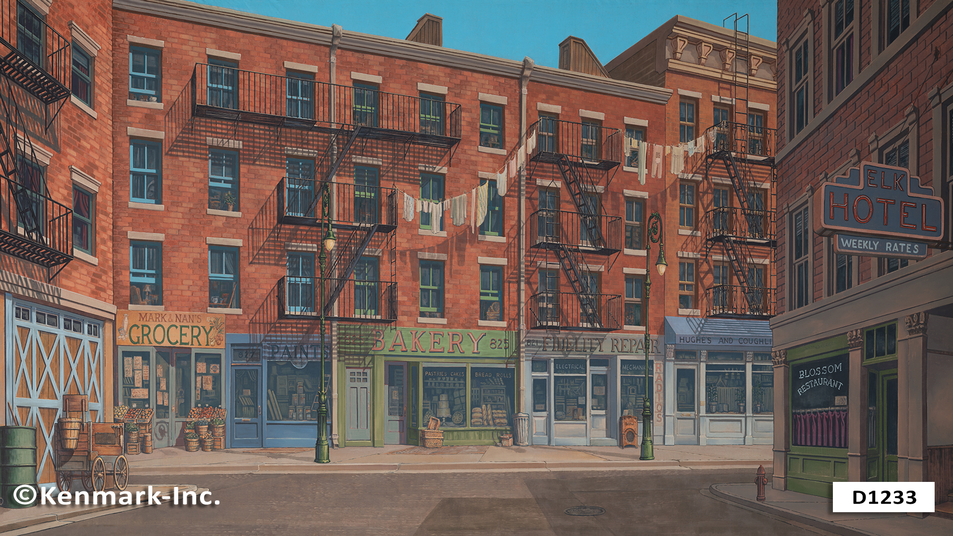 30's Era Street Scene