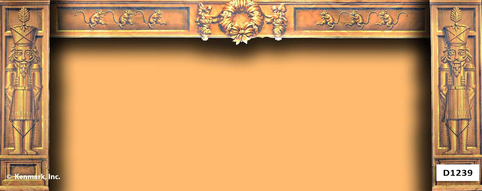 Bronze Nutcracker Border & Legs