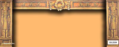 Bronze Nutcracker Border & Legs