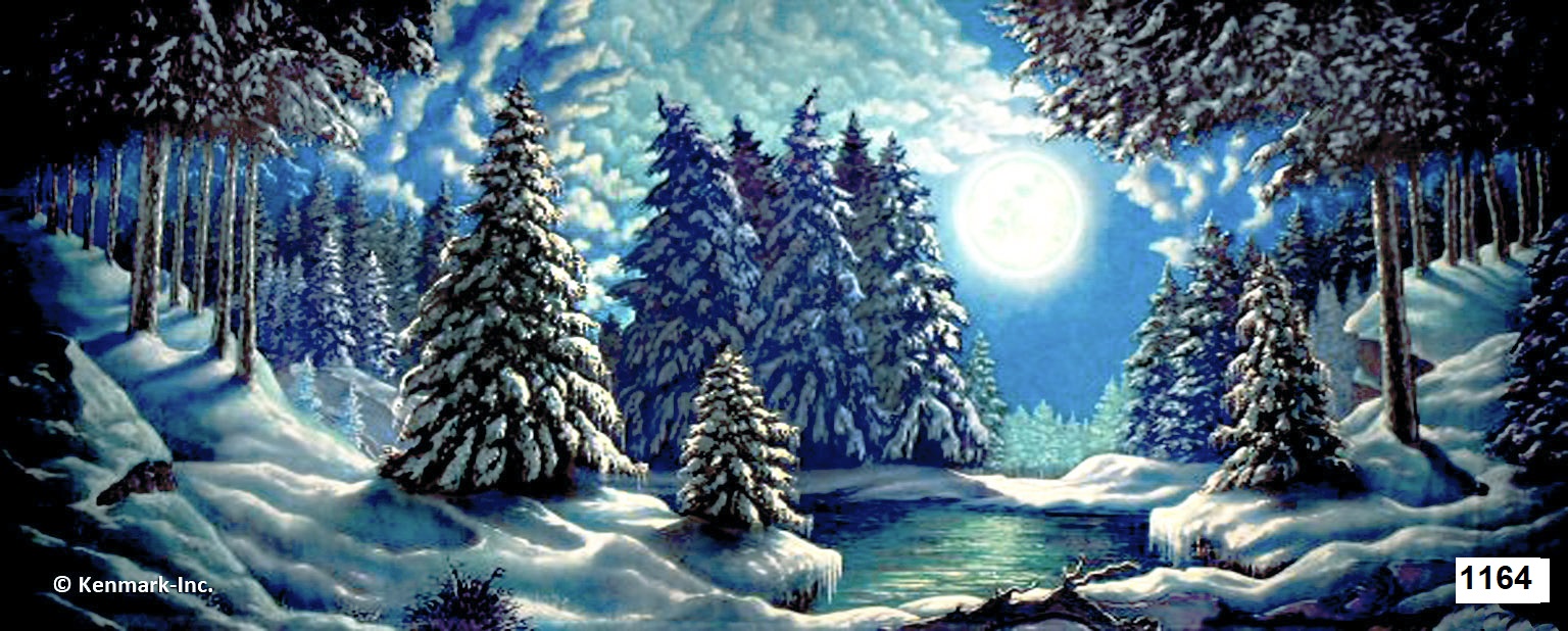 2084 Snow Forest w/Moon