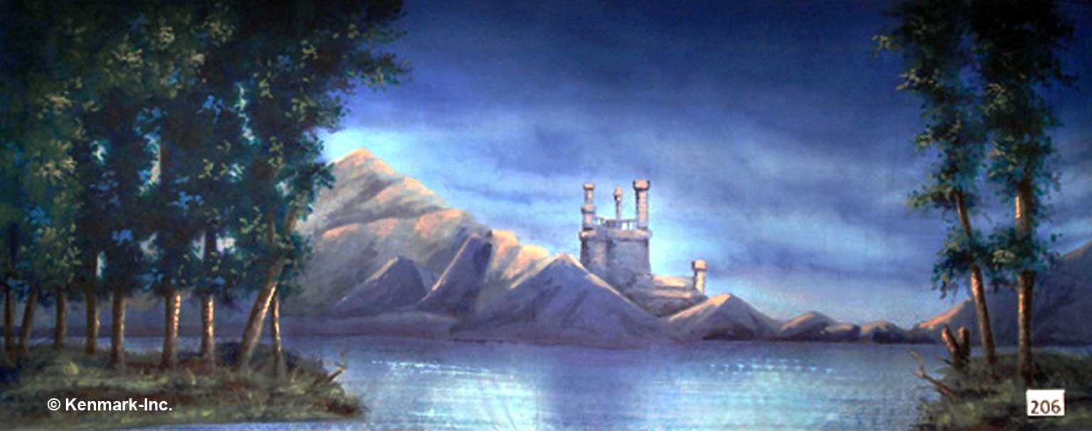 D206 Lake with Castle