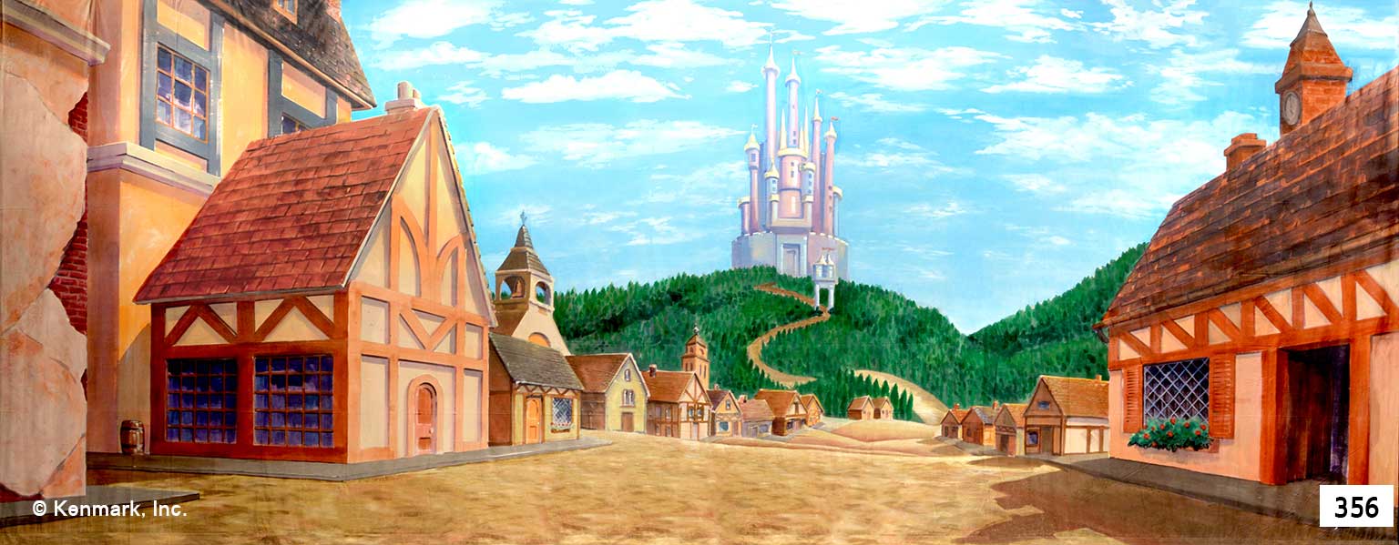 D356 Fairy Tale Village with Castle