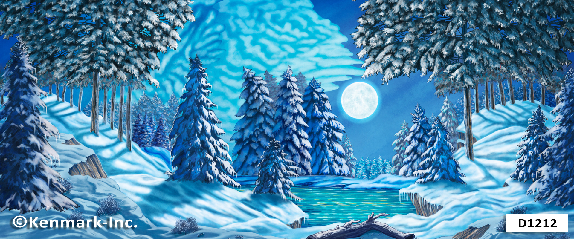 2126 Snow Forest with Moon